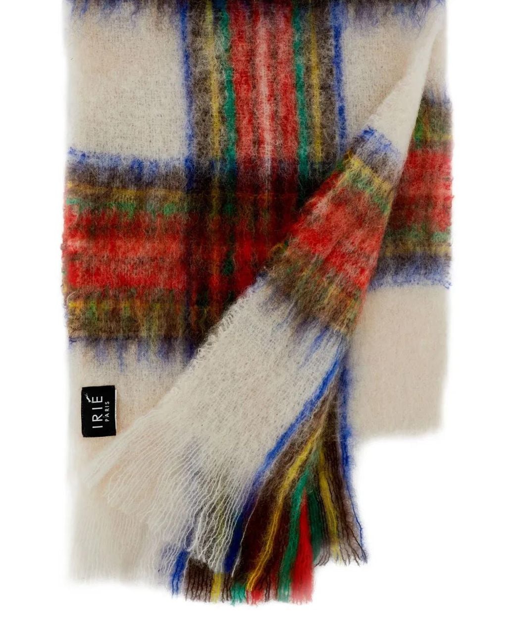 Irie Red Plaid Scarf