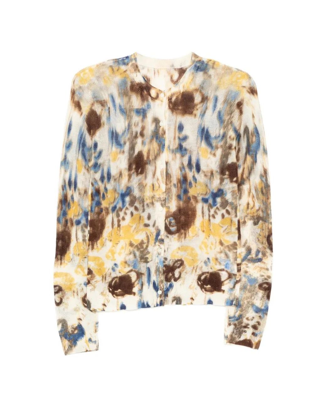 JNBY White Cardigan Imprimé