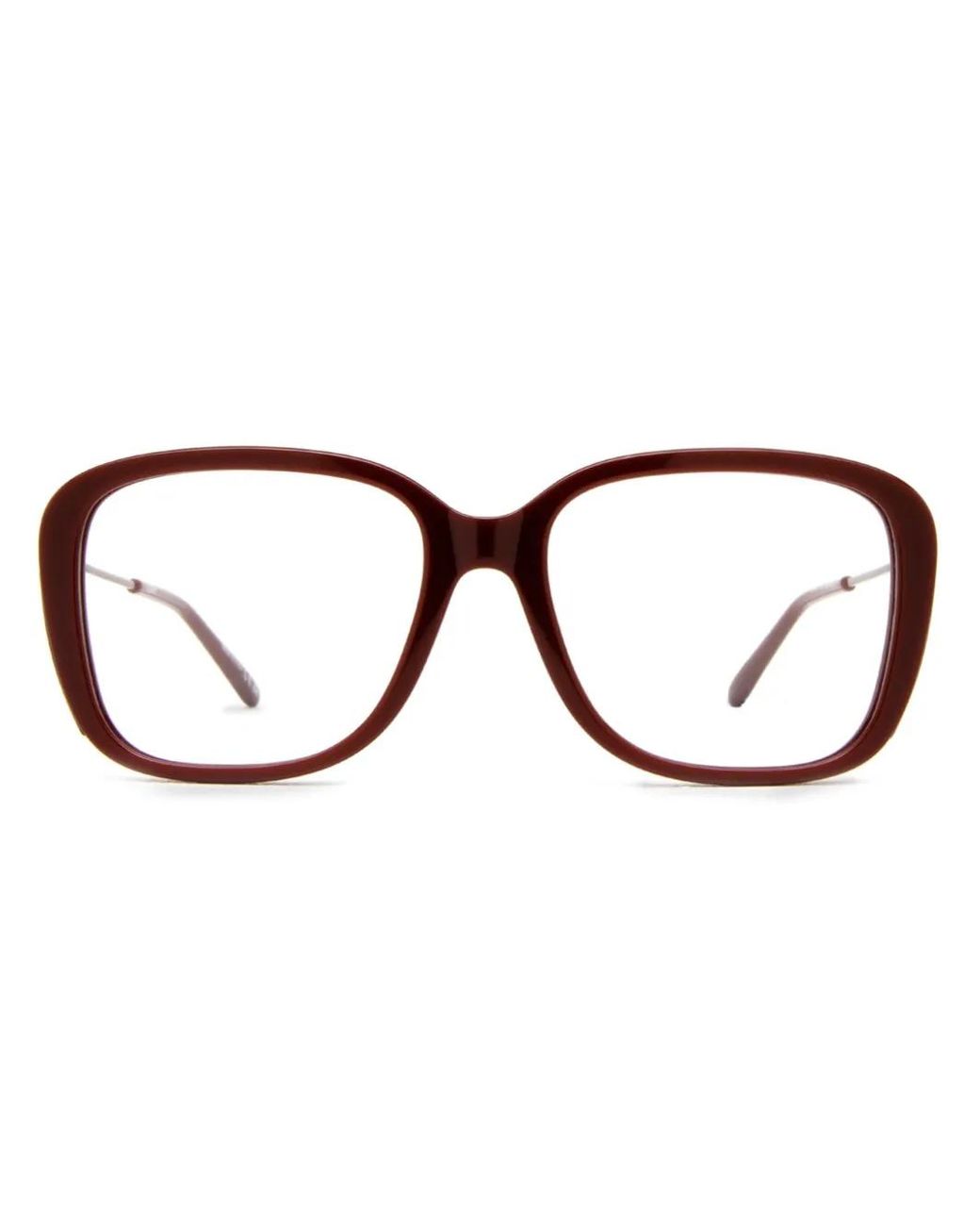 Occhiali Squadrati di Chloé in Brown