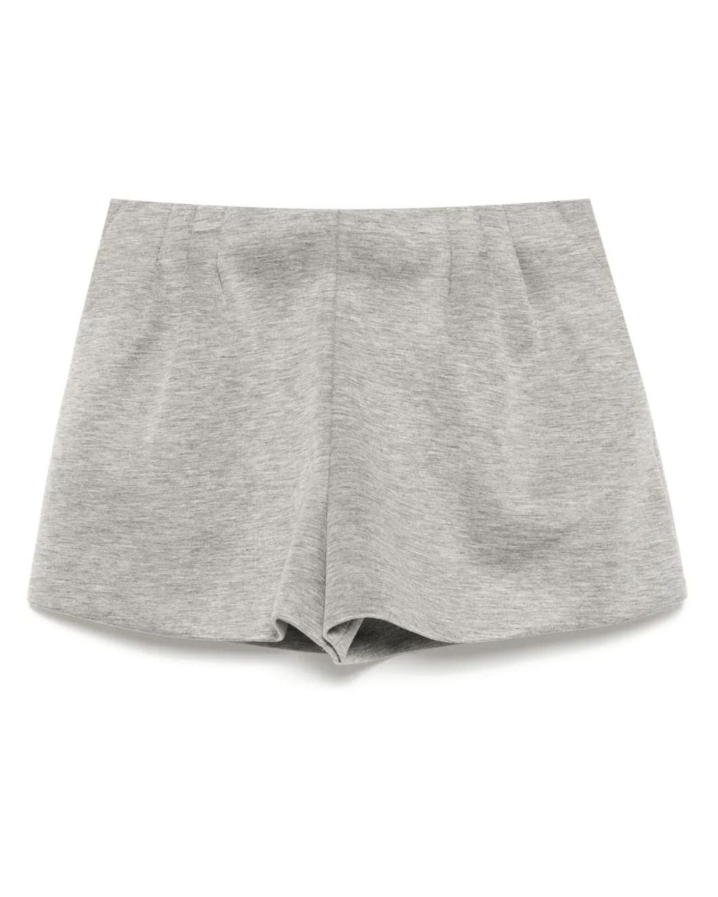 Dice Kayek Gray Pleated Shorts