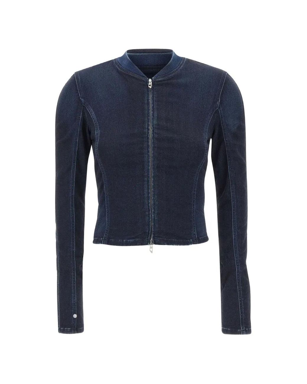 DIESEL Blue Veste Crop En Joggjeans