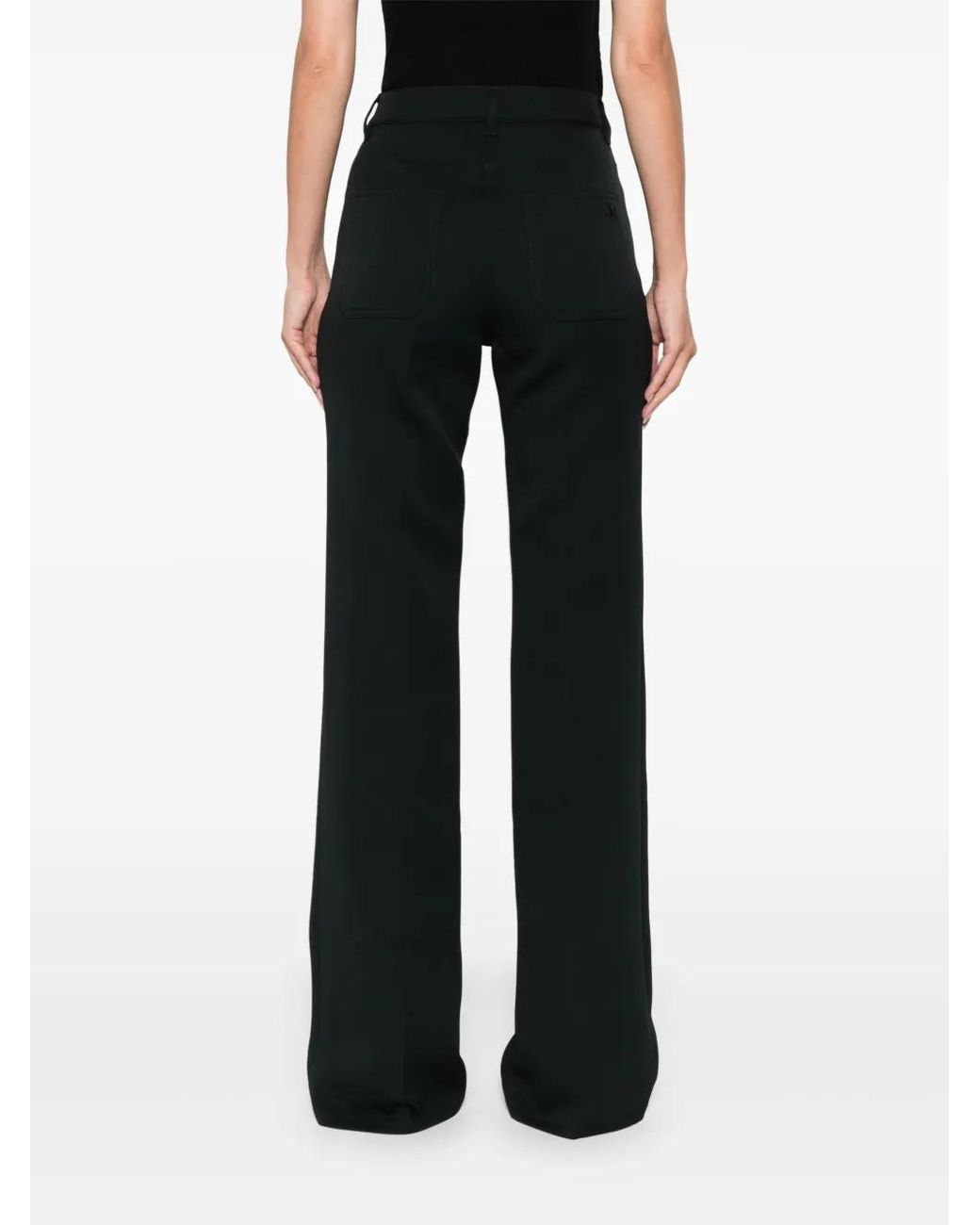 Courreges Black Signature 70's Trousers
