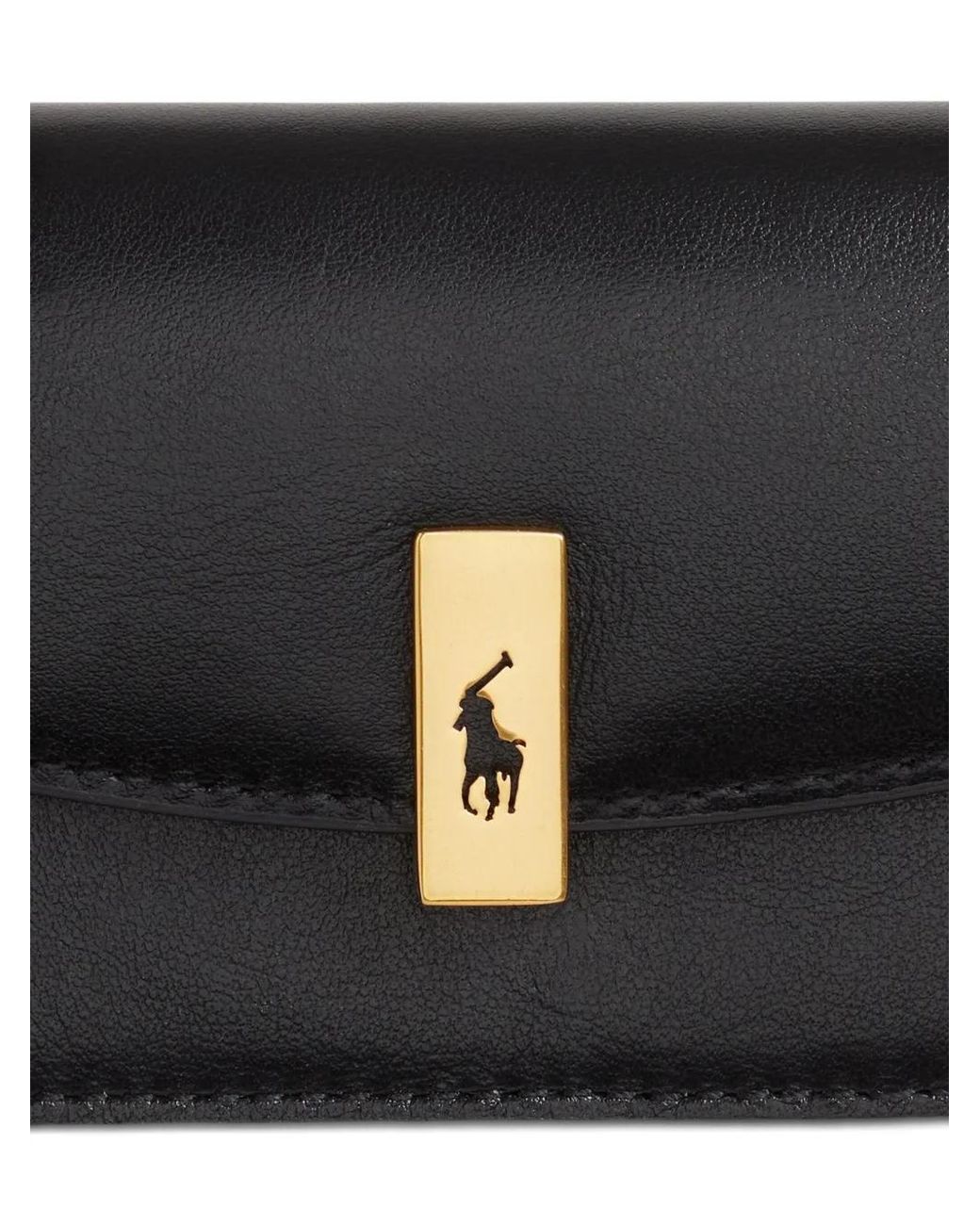 Polo Ralph Lauren Black P Id Flp Cc Card Case Small