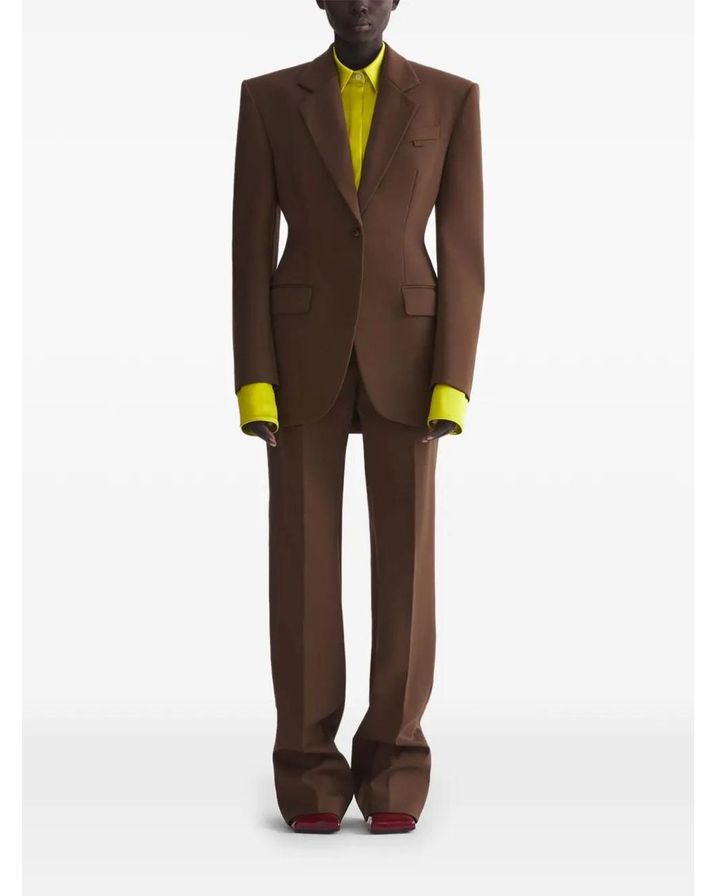 Mugler Green Masculine Blazer
