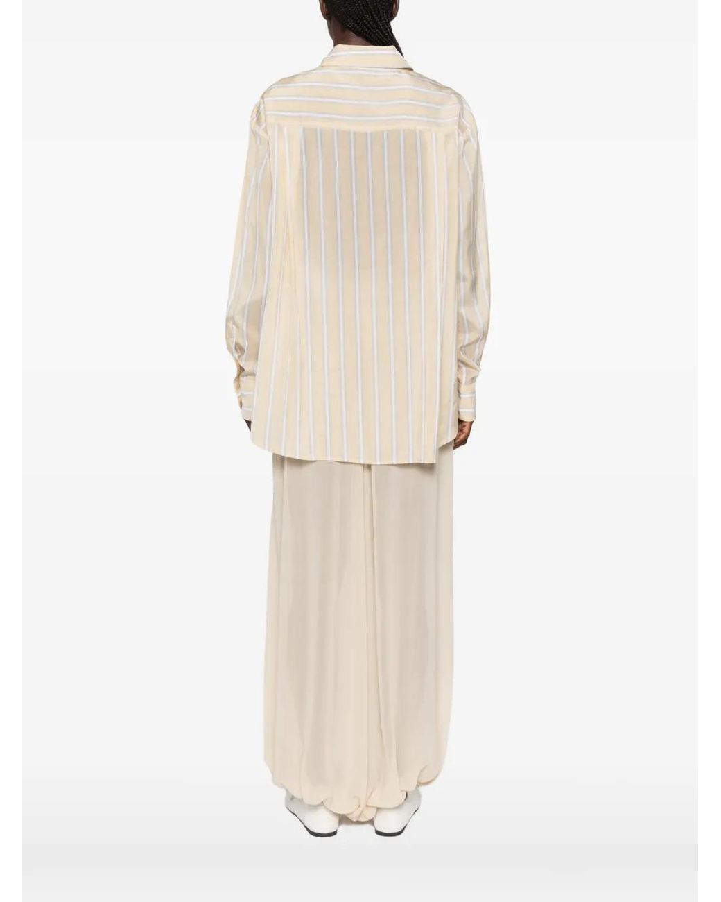 Frankie Shop White Peri Shirt