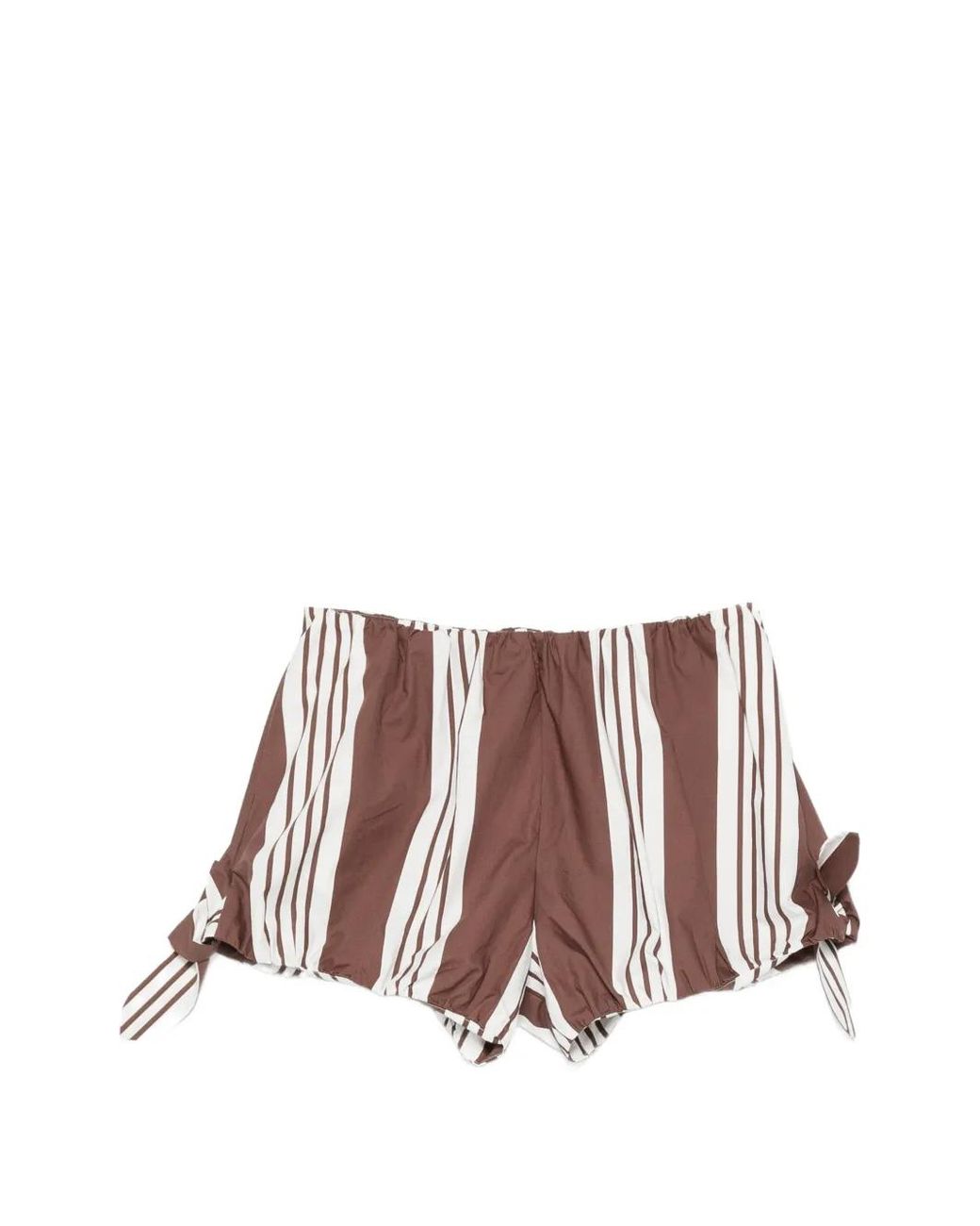 Posse White Rosie Striped Shorts