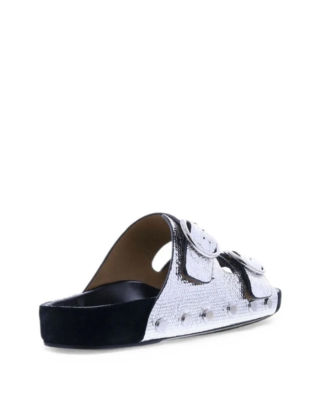 Isabel Marant White Lennyo Studded Sandals