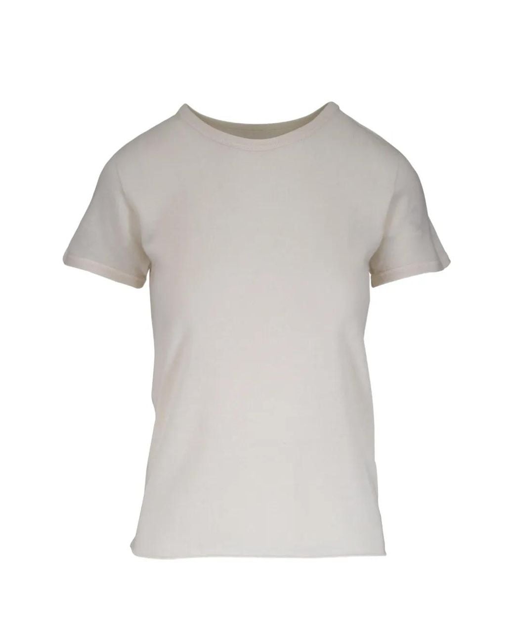Majestic Filatures Gray Fine-Knit Crew-Neck T-Shirt