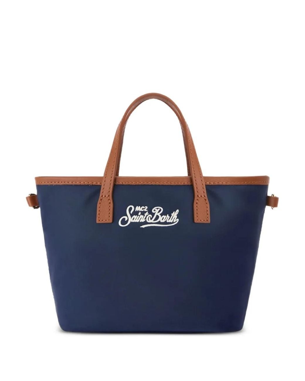 Mc2 Saint Barth Blue Mini City Tote Bag