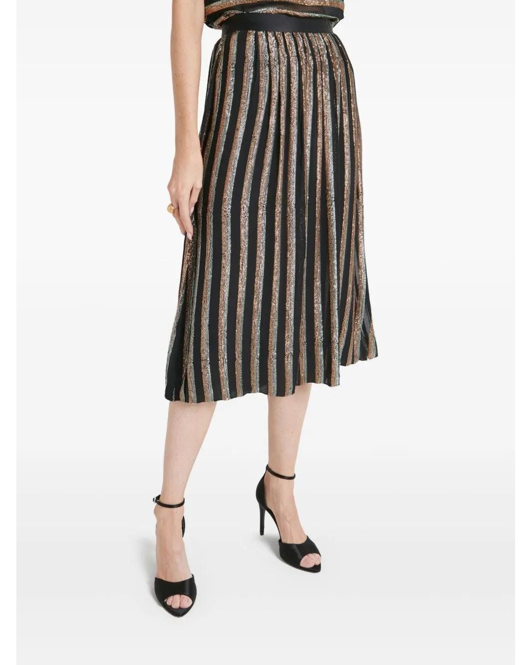 Temperley London Black Selena Skirt