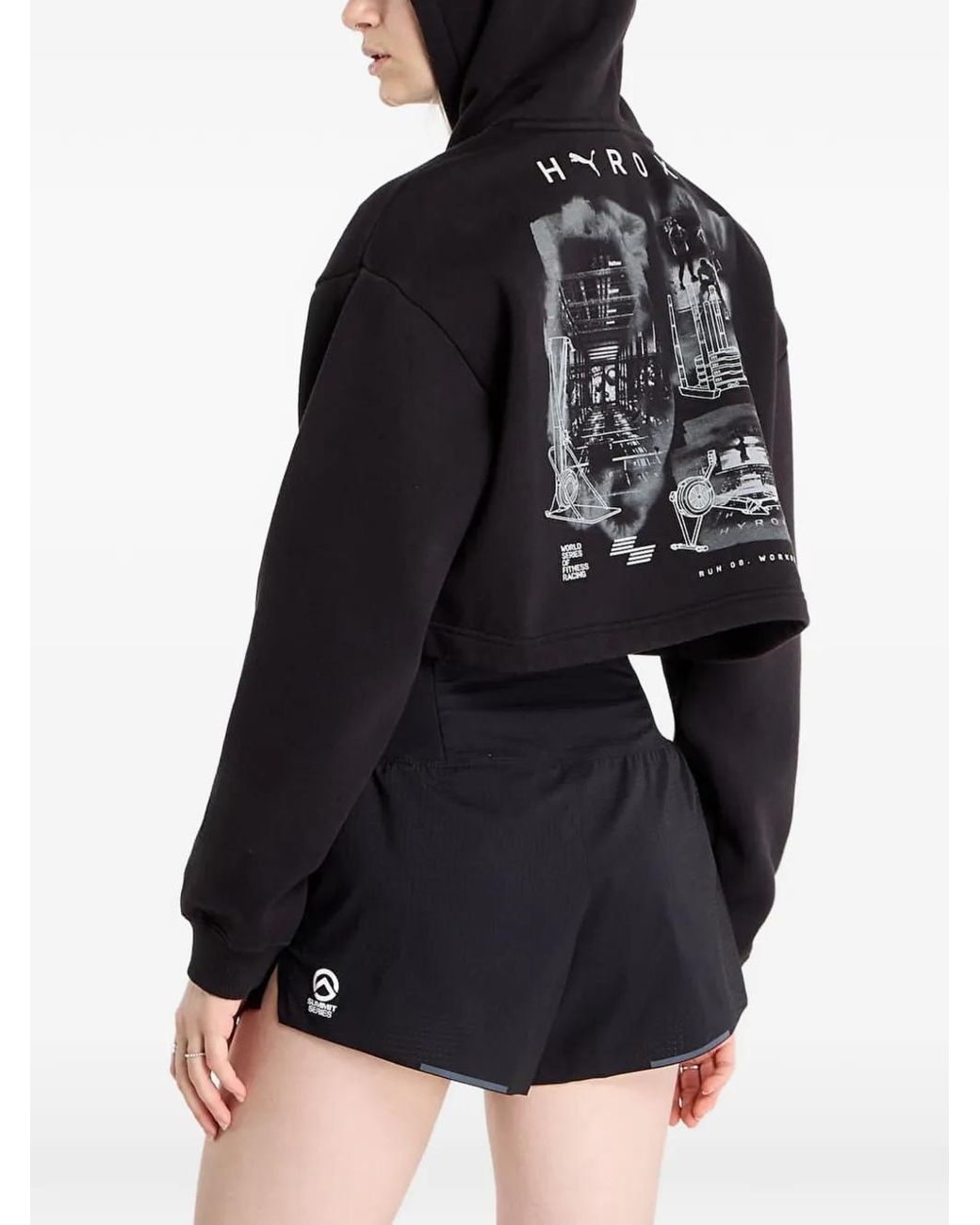 PUMA Black X Hyrox Heavyweight Hoodie