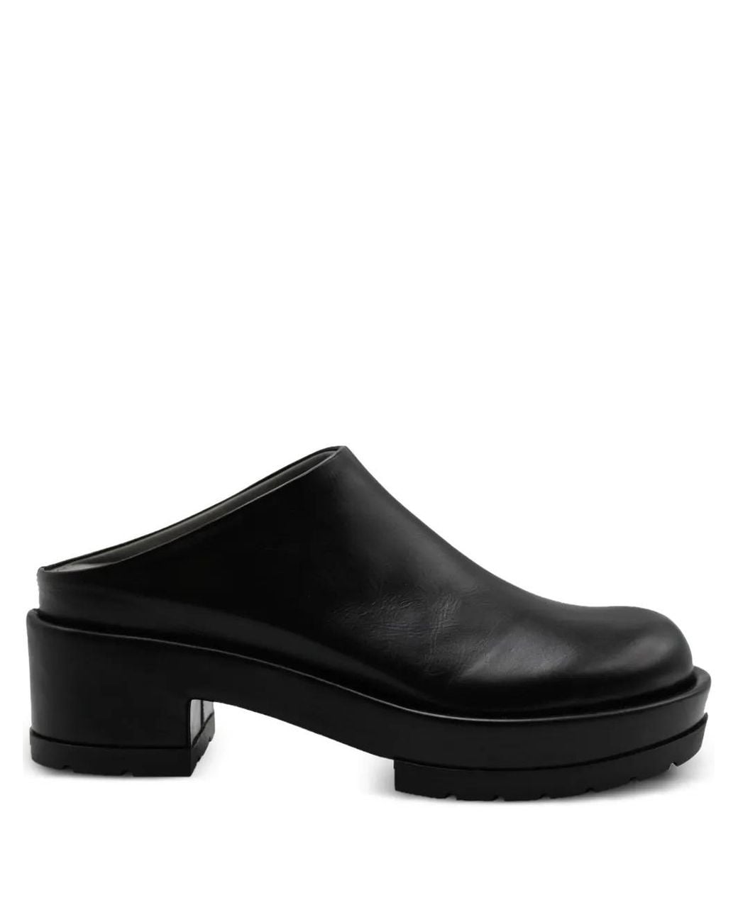 SAPIO Black N18 Leather Mules