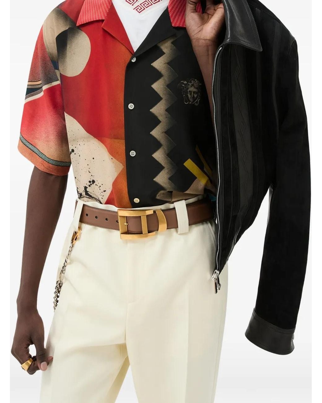 Versace Red Shirts for men