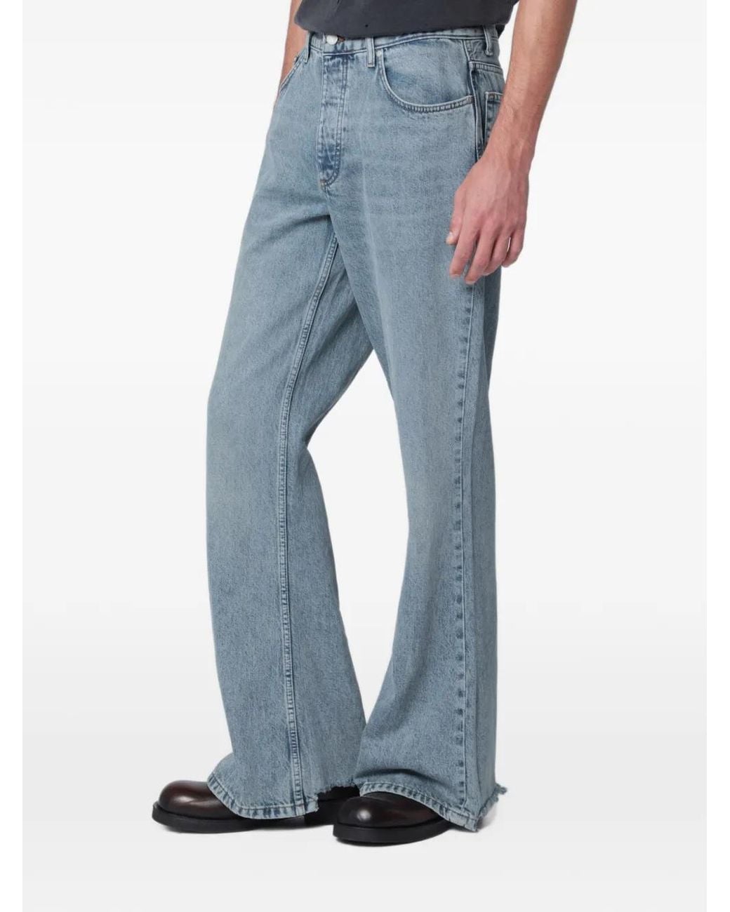 Represent Blue R6 Flared Jeans for men