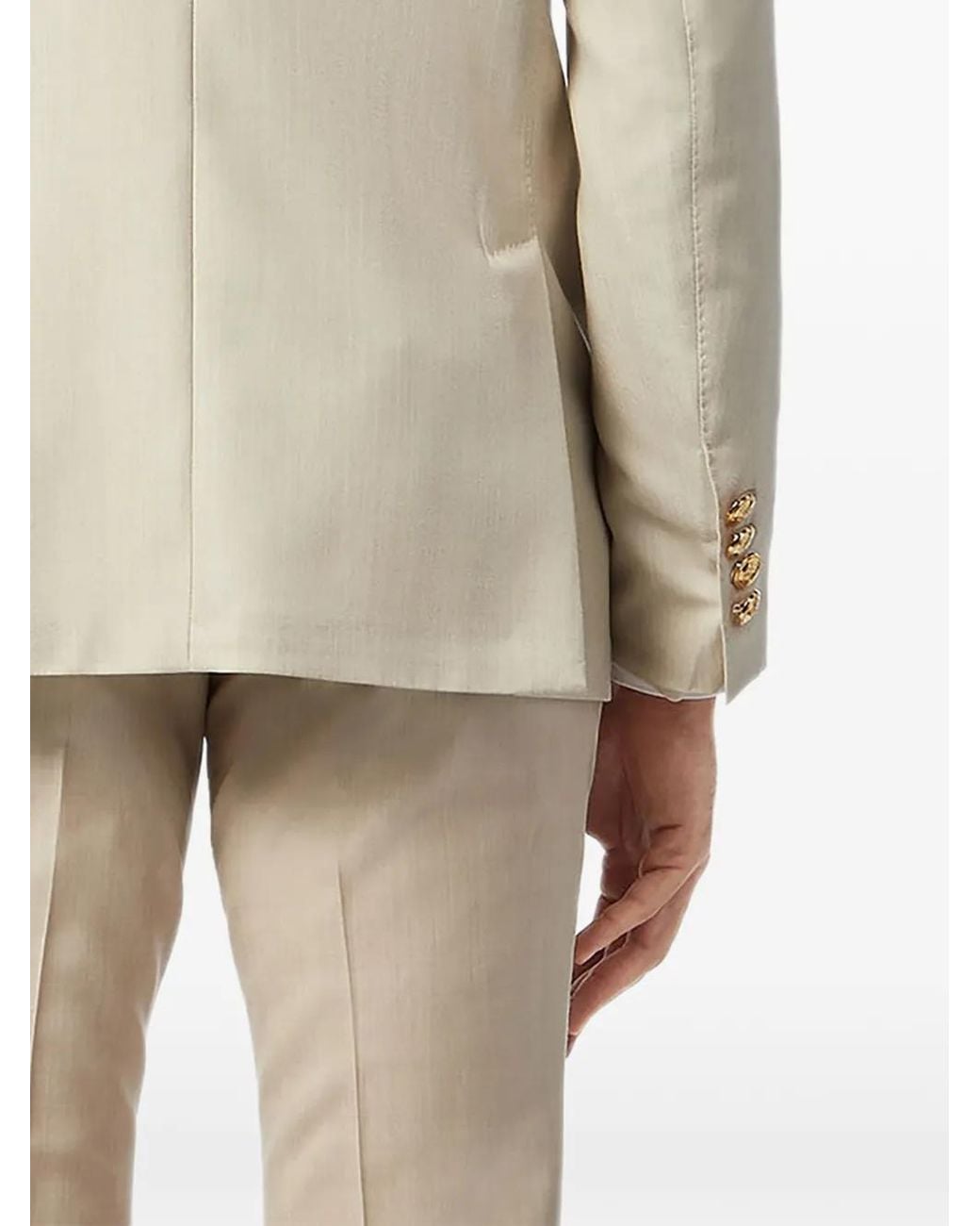 Billionaire White Statement Blazer for men