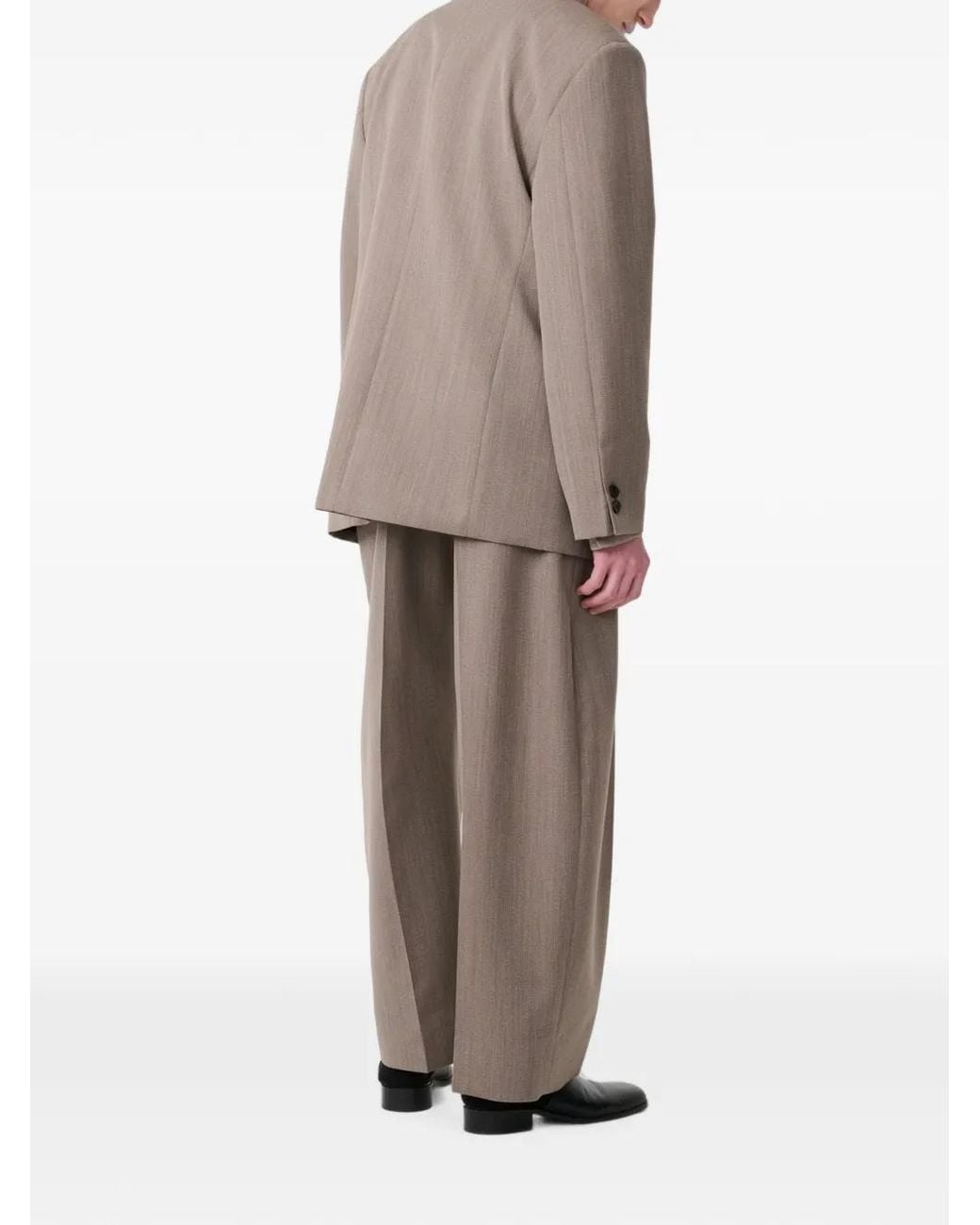 Studio Nicholson Brown Roversi Wool Blazer for men