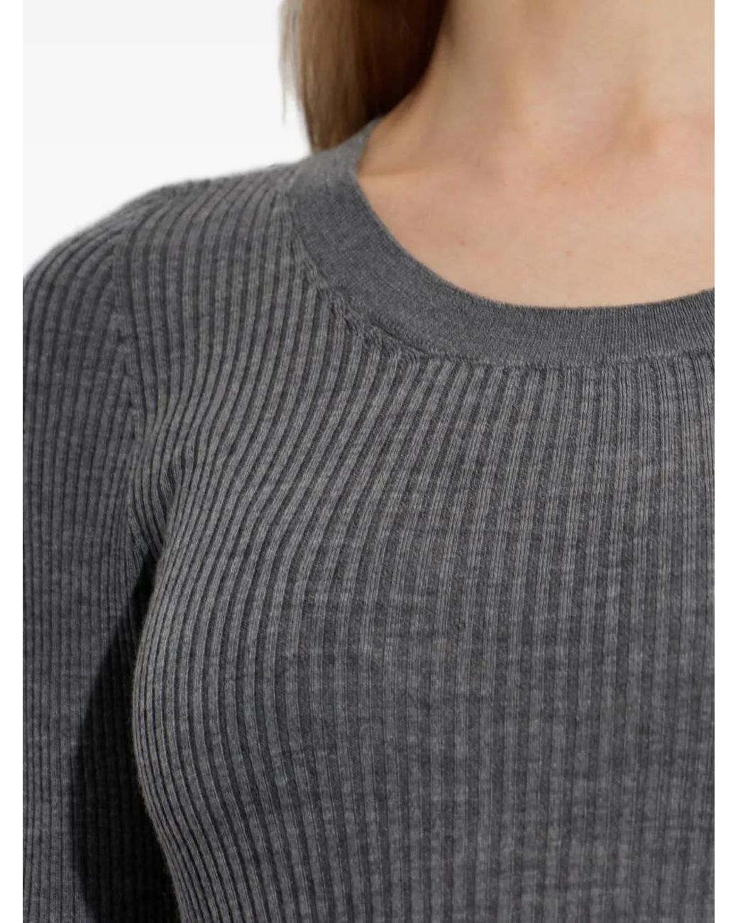 DSquared² Blue Gerippter Strickpullover