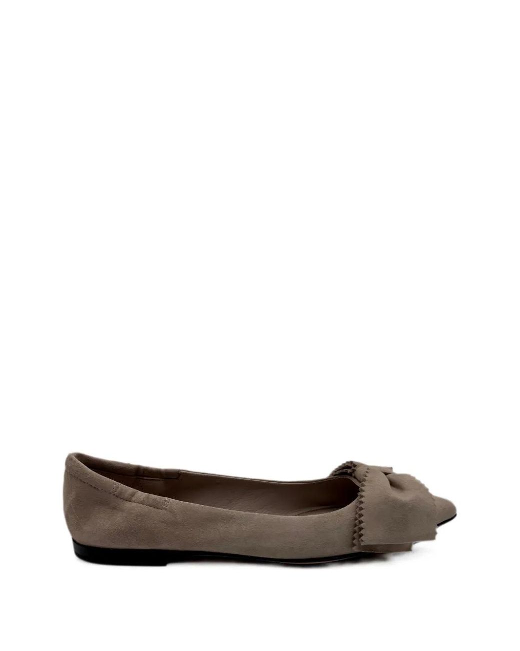 Pomme D ́Or White Ingrid Bow-Detail Pointed-Toe Pumps