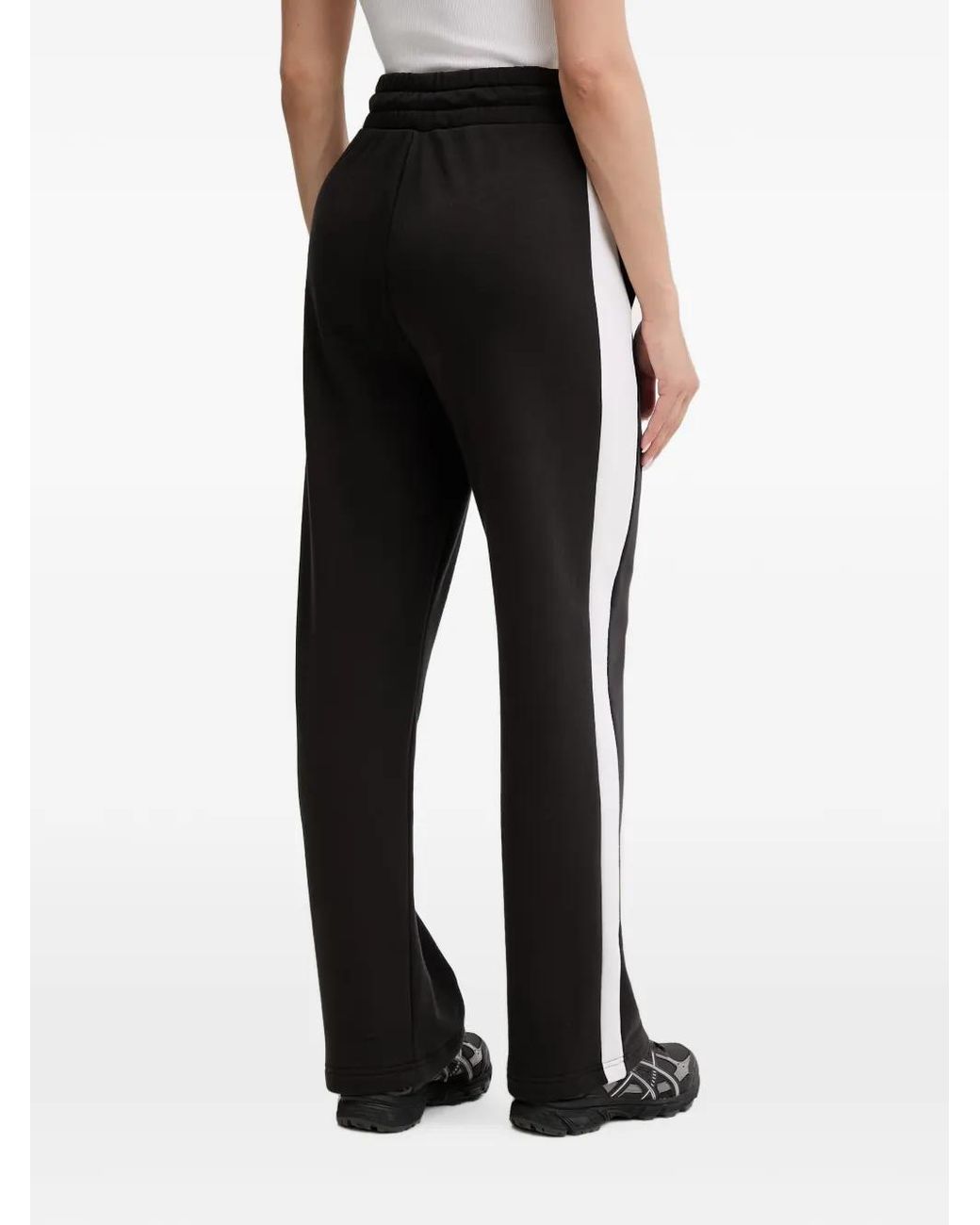 PUMA Black Pantalon Iconic T7 À Bande Logo