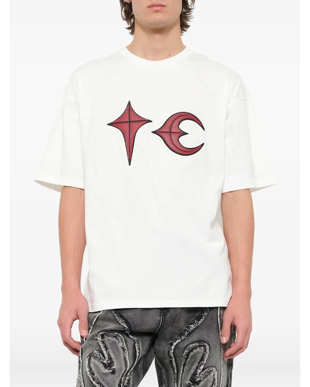 THUG CLUB White Rock Graphic-Print T-Shirt for men