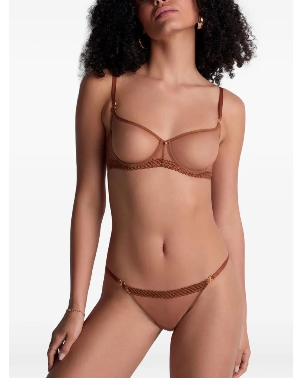 Bragas Sheer Emotion Aubade de color White