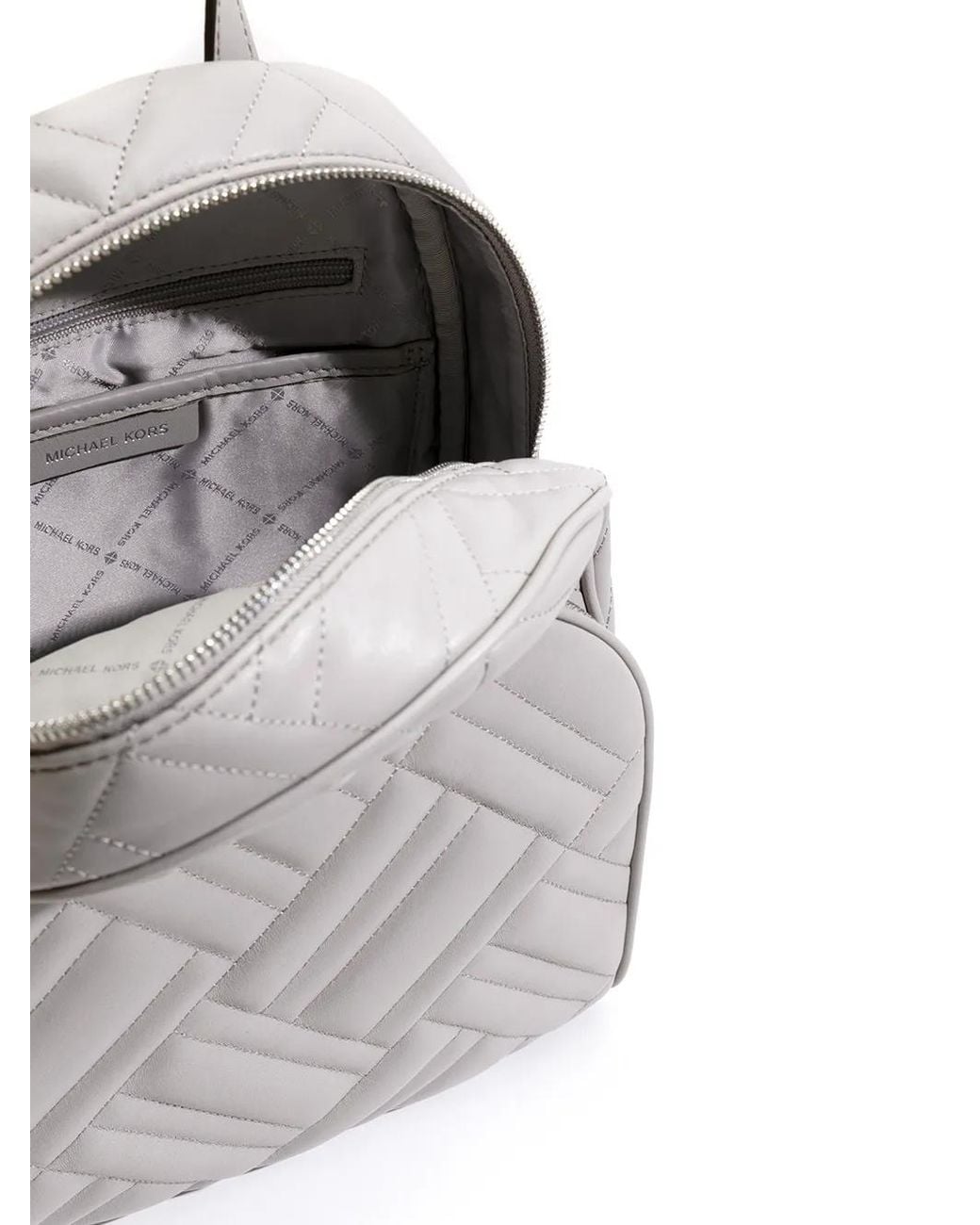 MICHAEL Michael Kors Gray Abbey Medium Backpack