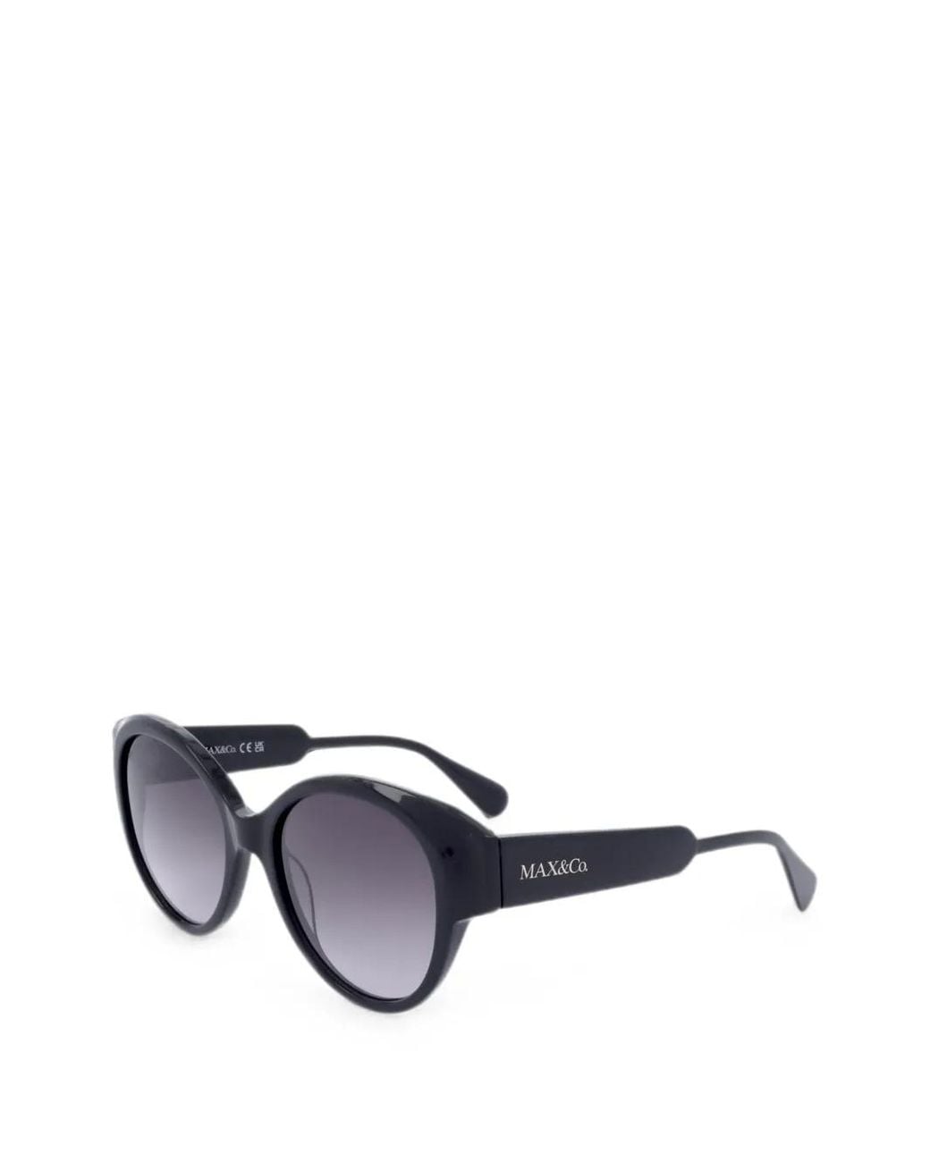 MAX&Co. Black Round-Frame Tinted Sunglasses