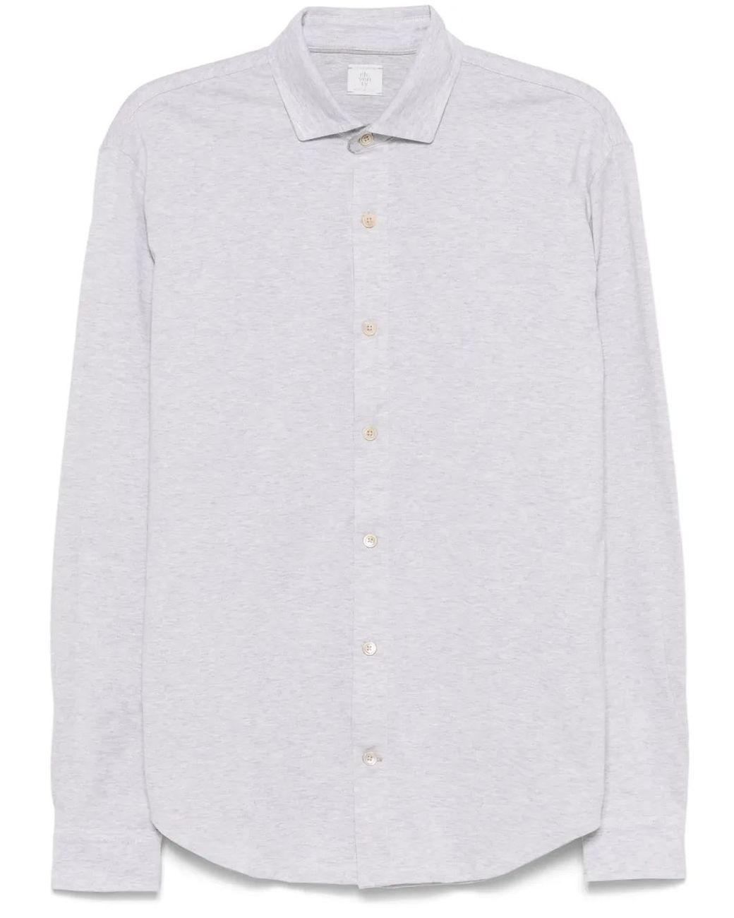 Eleventy White Jersey Shirt for men