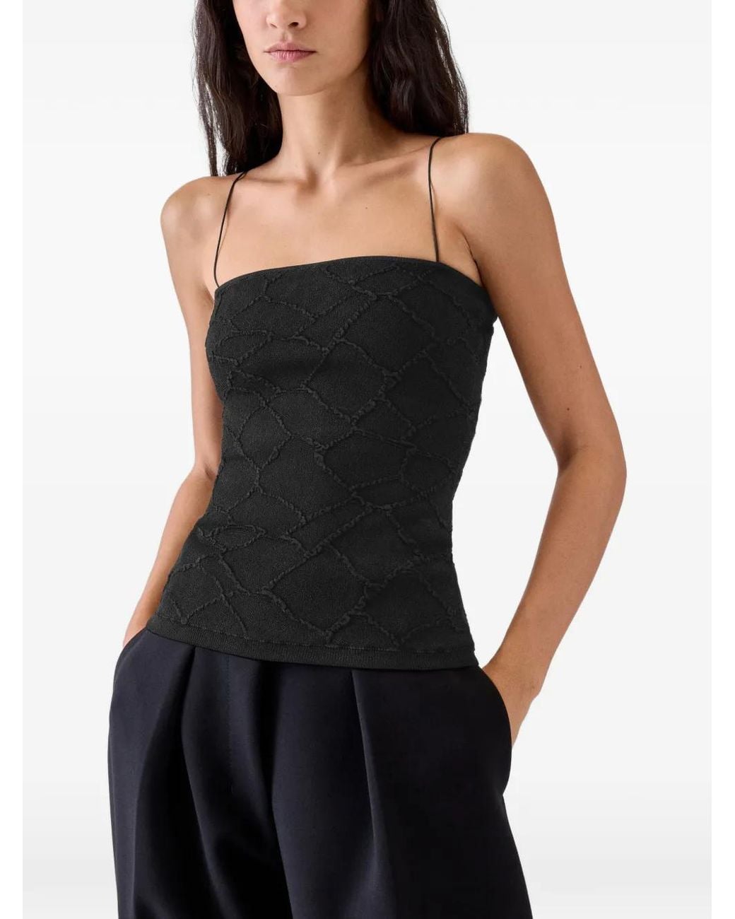 Jacquemus Black The Giraffe Bustier
