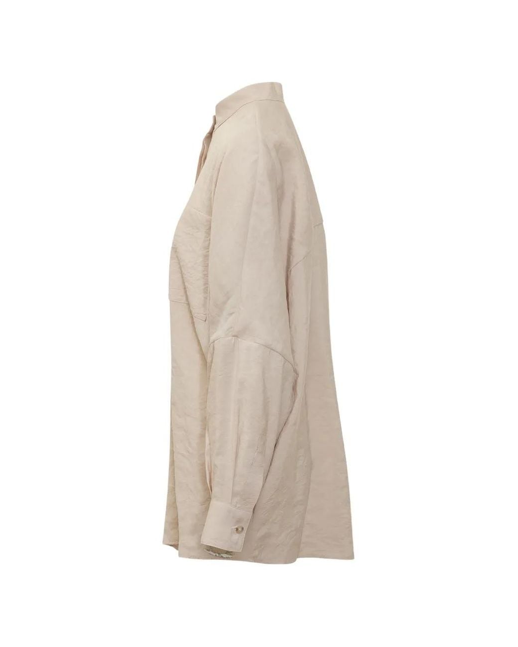 LE SULLY STUDIO White Long-Sleeve Blouse