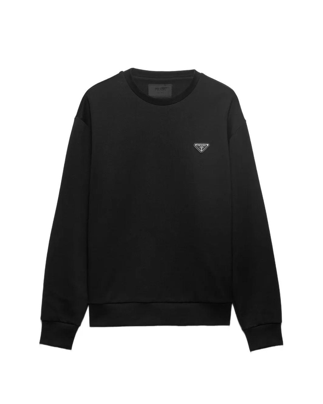 Sweat En Coton Prada pour homme en coloris Black
