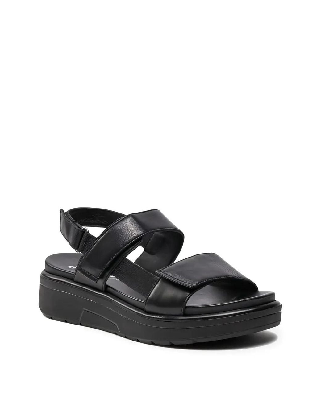 Ara Black 40Mm Lucca Sandals