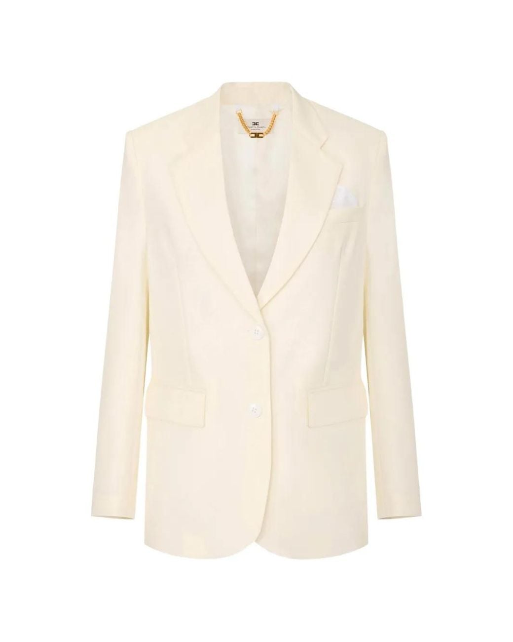 Elisabetta Franchi White Jacket