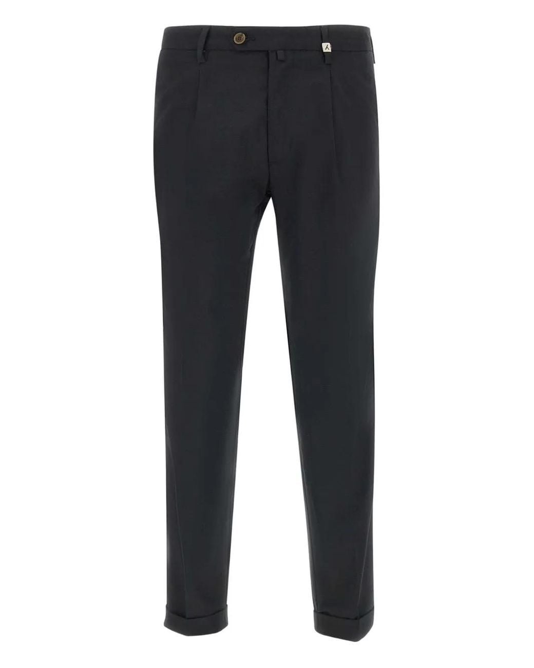 Myths Blue Pantalon Chino À Design Plissé for men