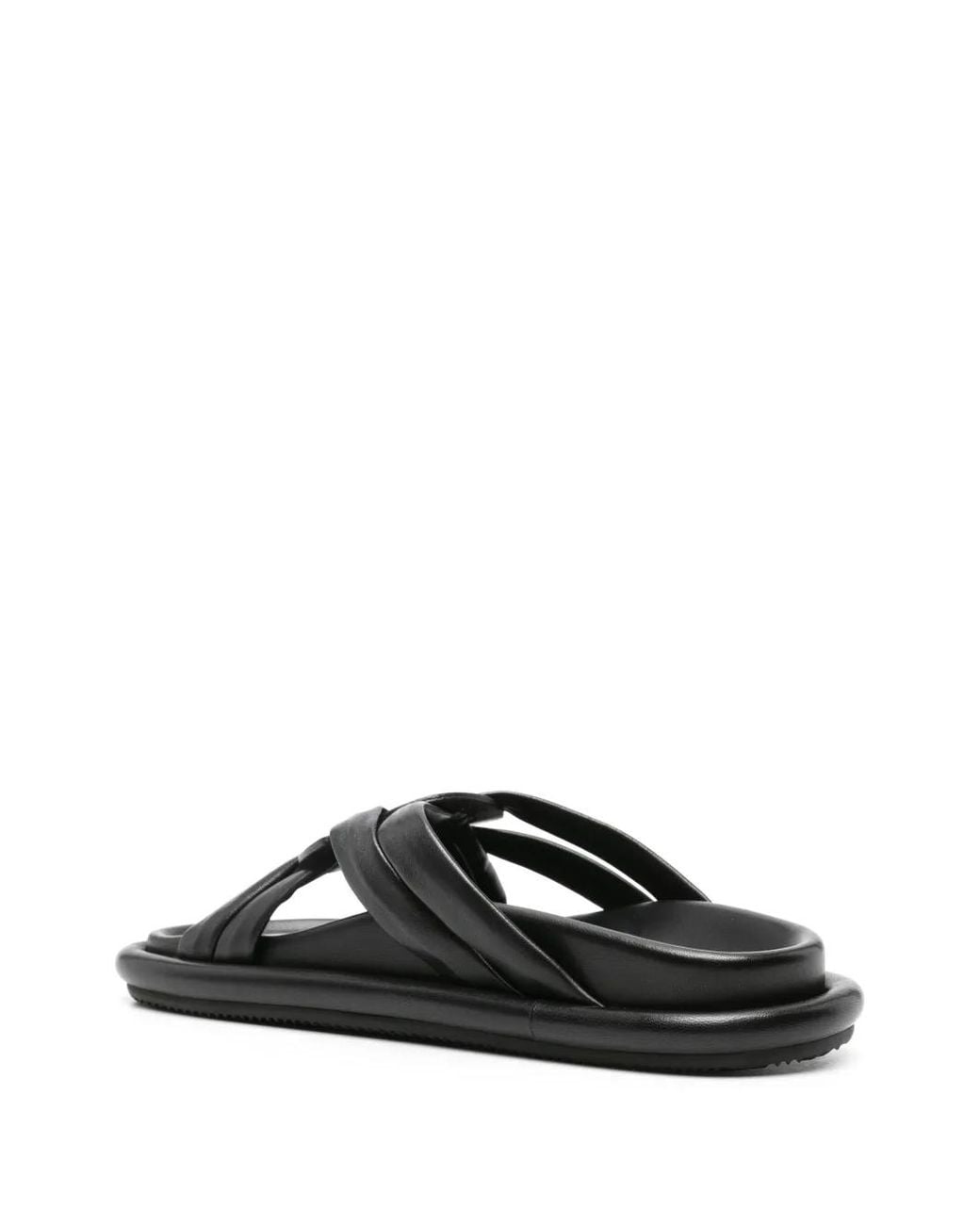 Moncler Black 'Bell' Slides