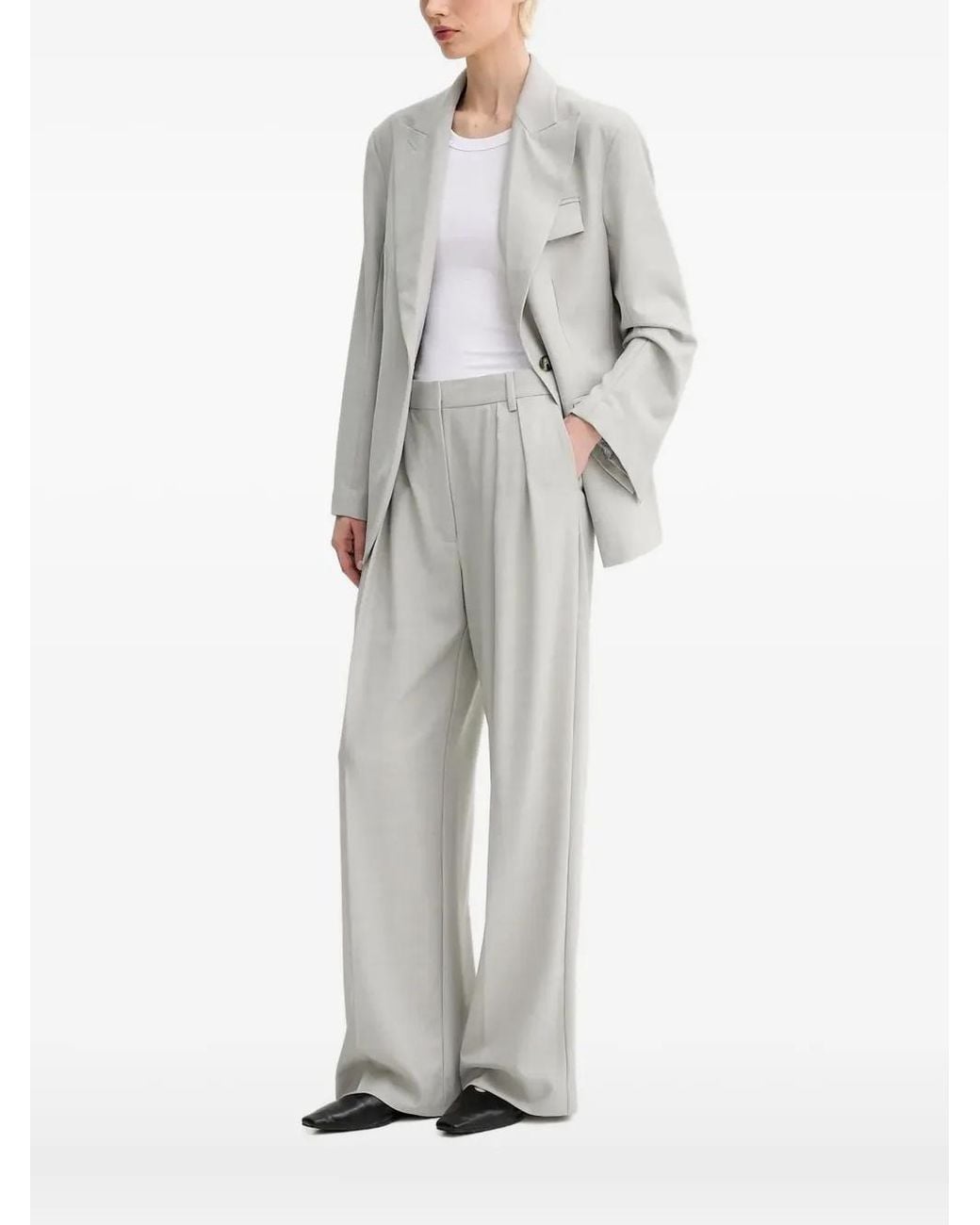 Day Birger et Mikkelsen White Single-Breasted Blazer