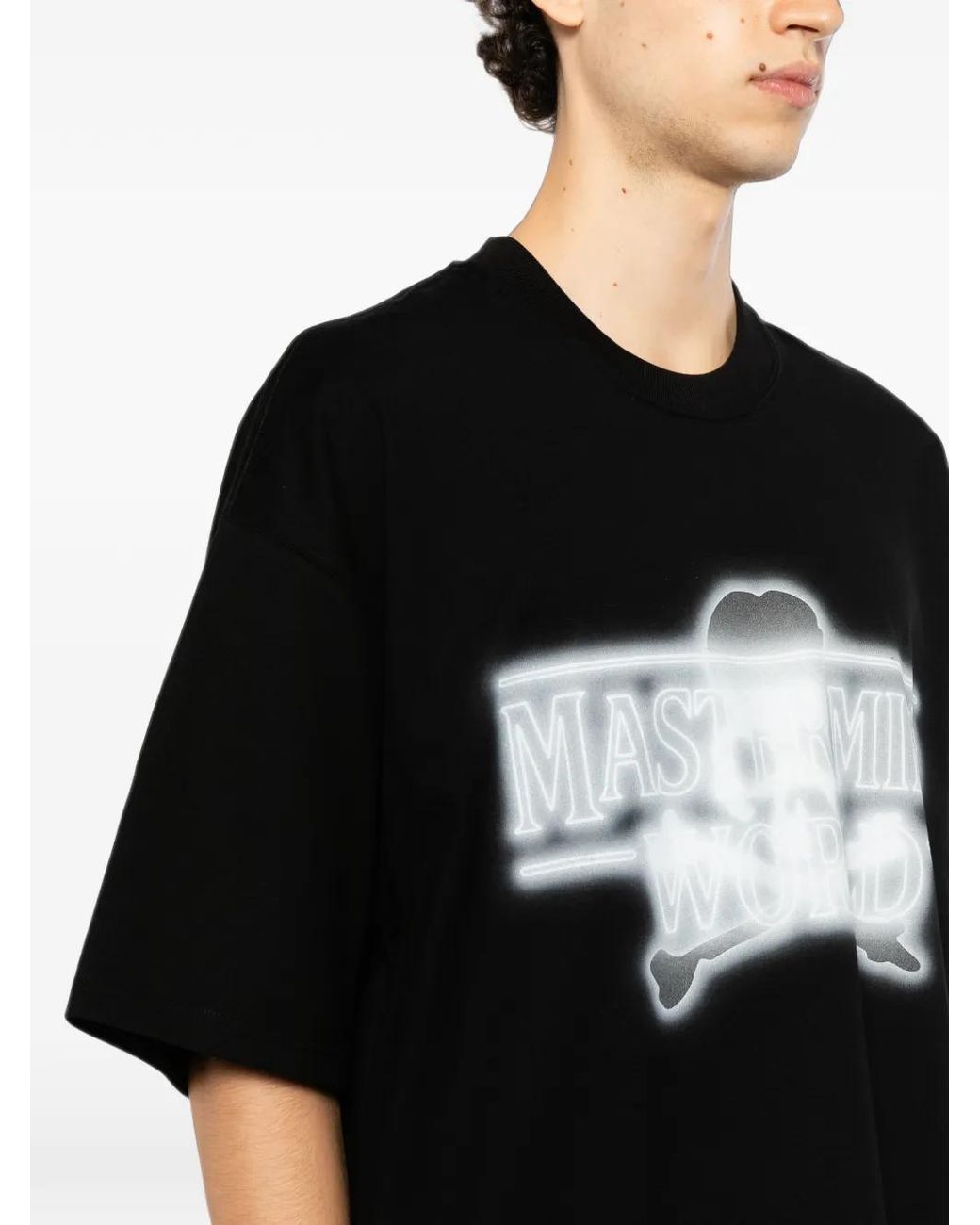 MASTERMIND WORLD Black T-Shirt À Logo Imprimé for men