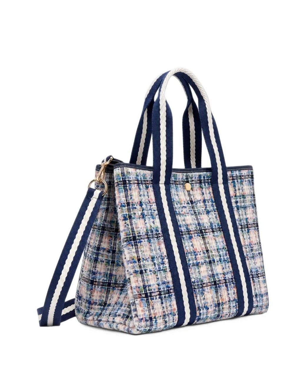 Rue de Verneuil Blue Medium Traversée Tote Bag