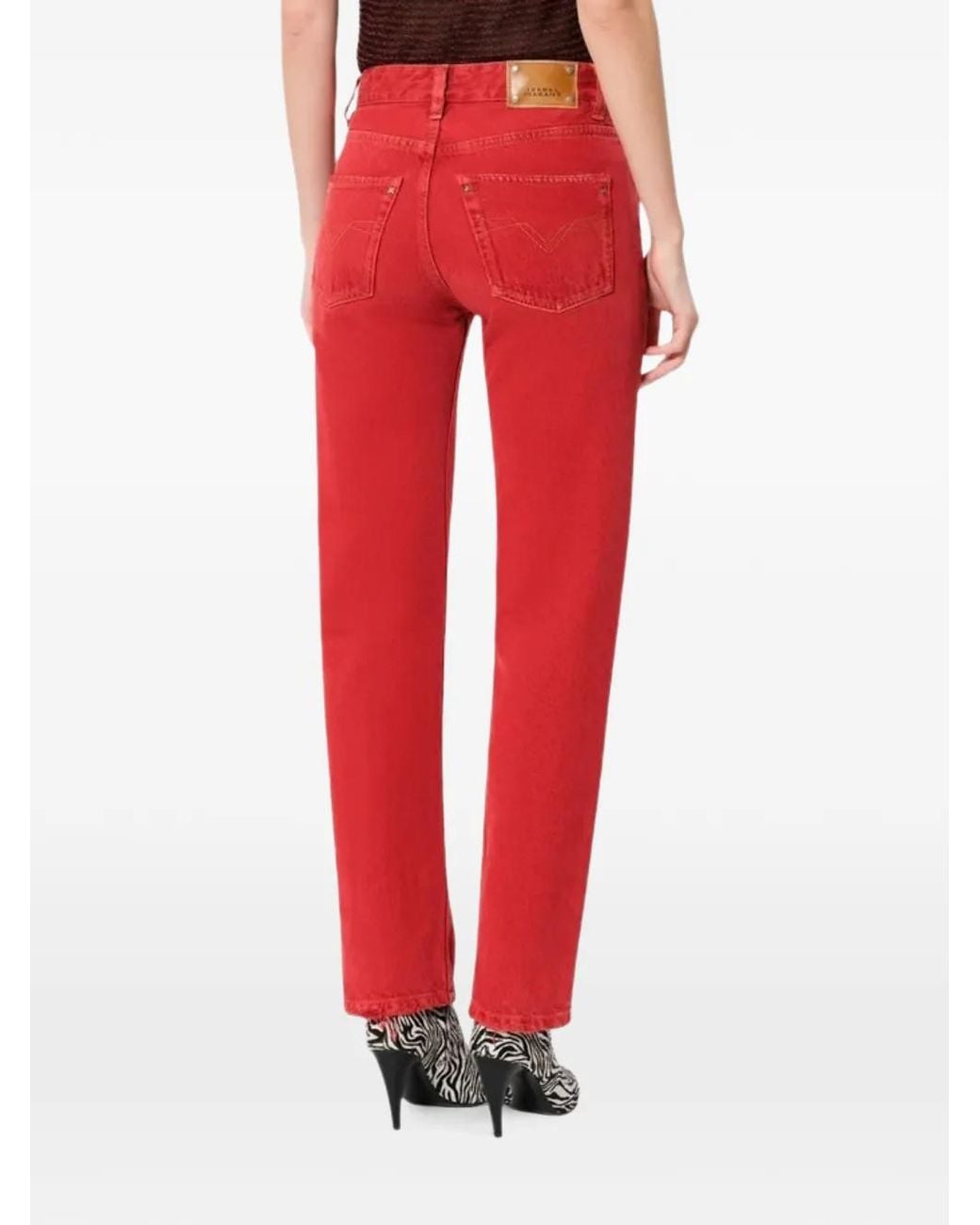 Isabel Marant Red Jeans Daya Regular