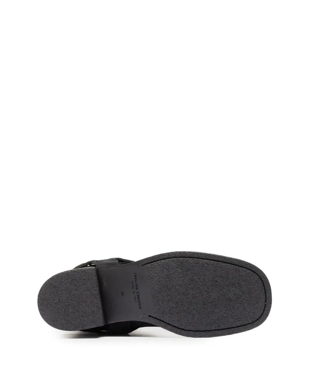 Officine Creative Black Dana 004 Buckle Boots