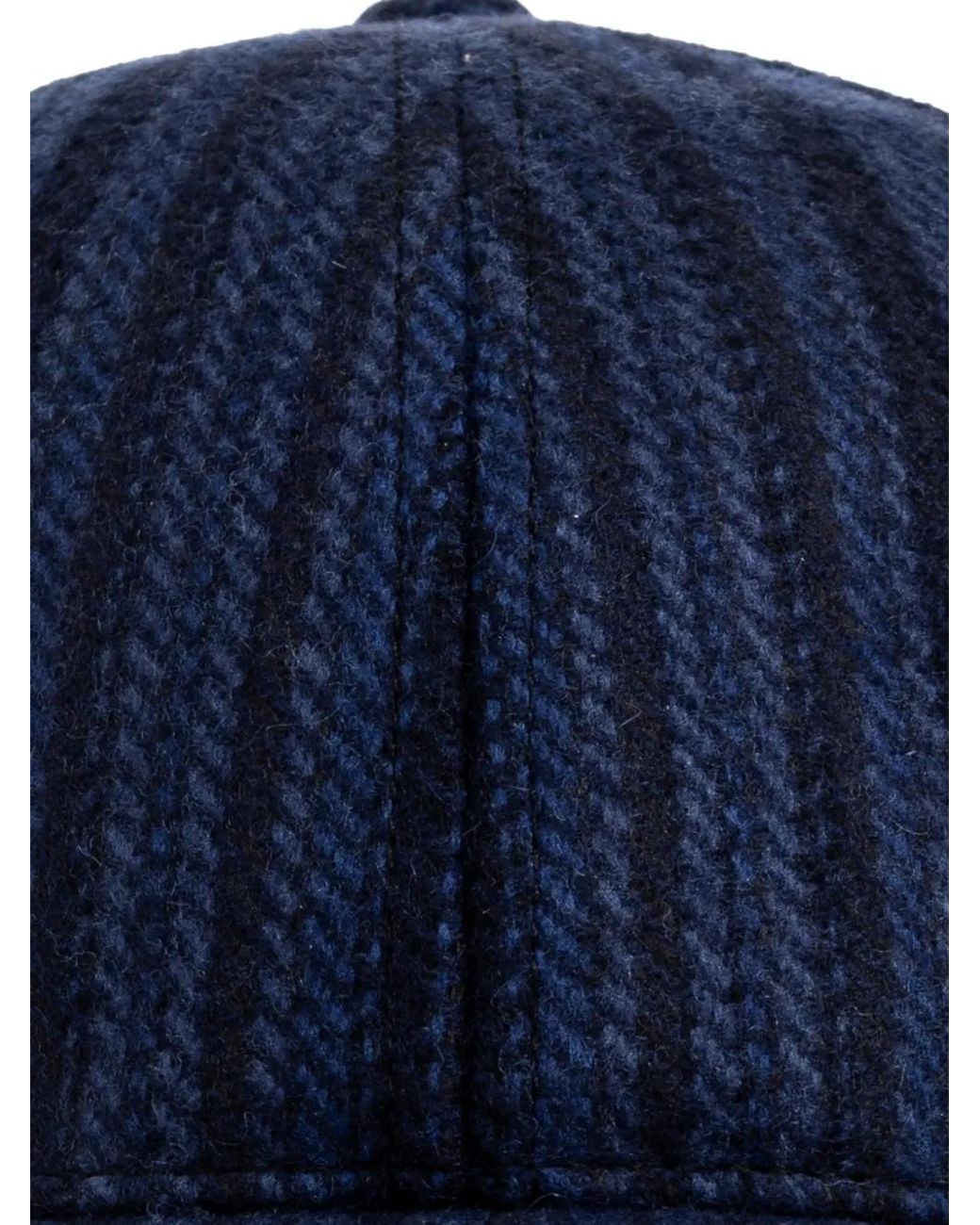 Paul Smith Blue Signature Stripe' Wool Cap for men