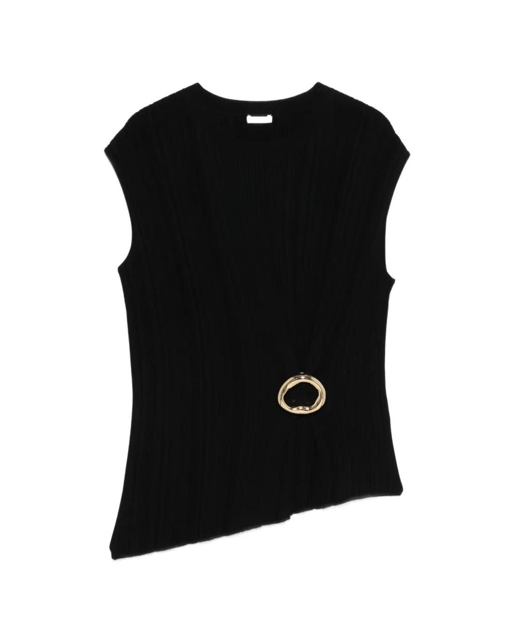 Joseph Black Kenit Asymmetric-Hem Top