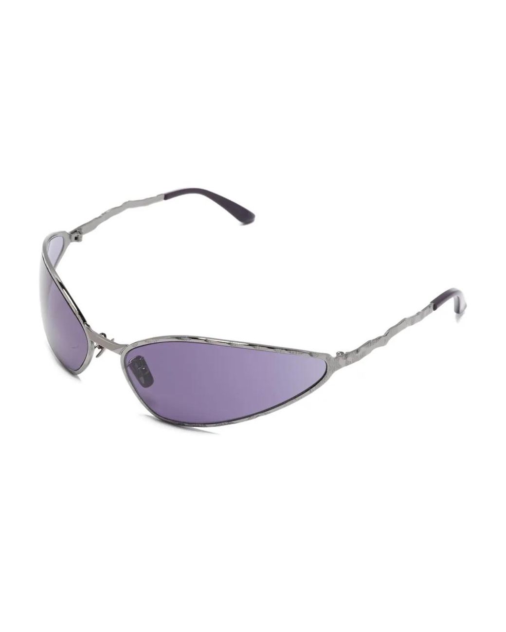 Kuboraum Purple Shield-Frame Sunglasses