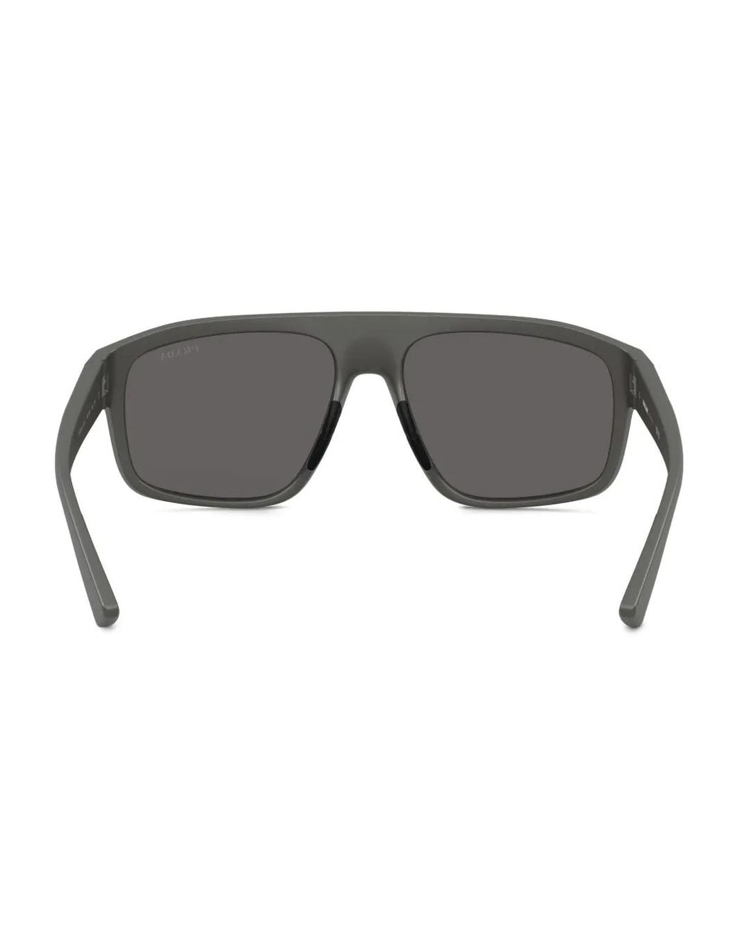 Prada Linea Rossa Gray Square-Frame Sunglasses for men