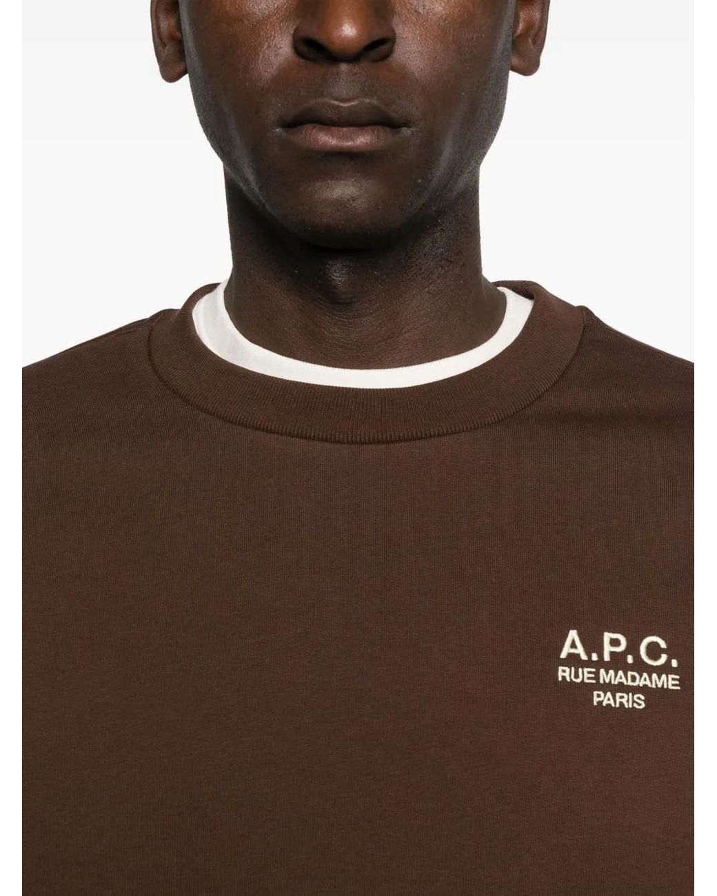 A.P.C. Brown Standard Rue Madame Sweatshirt