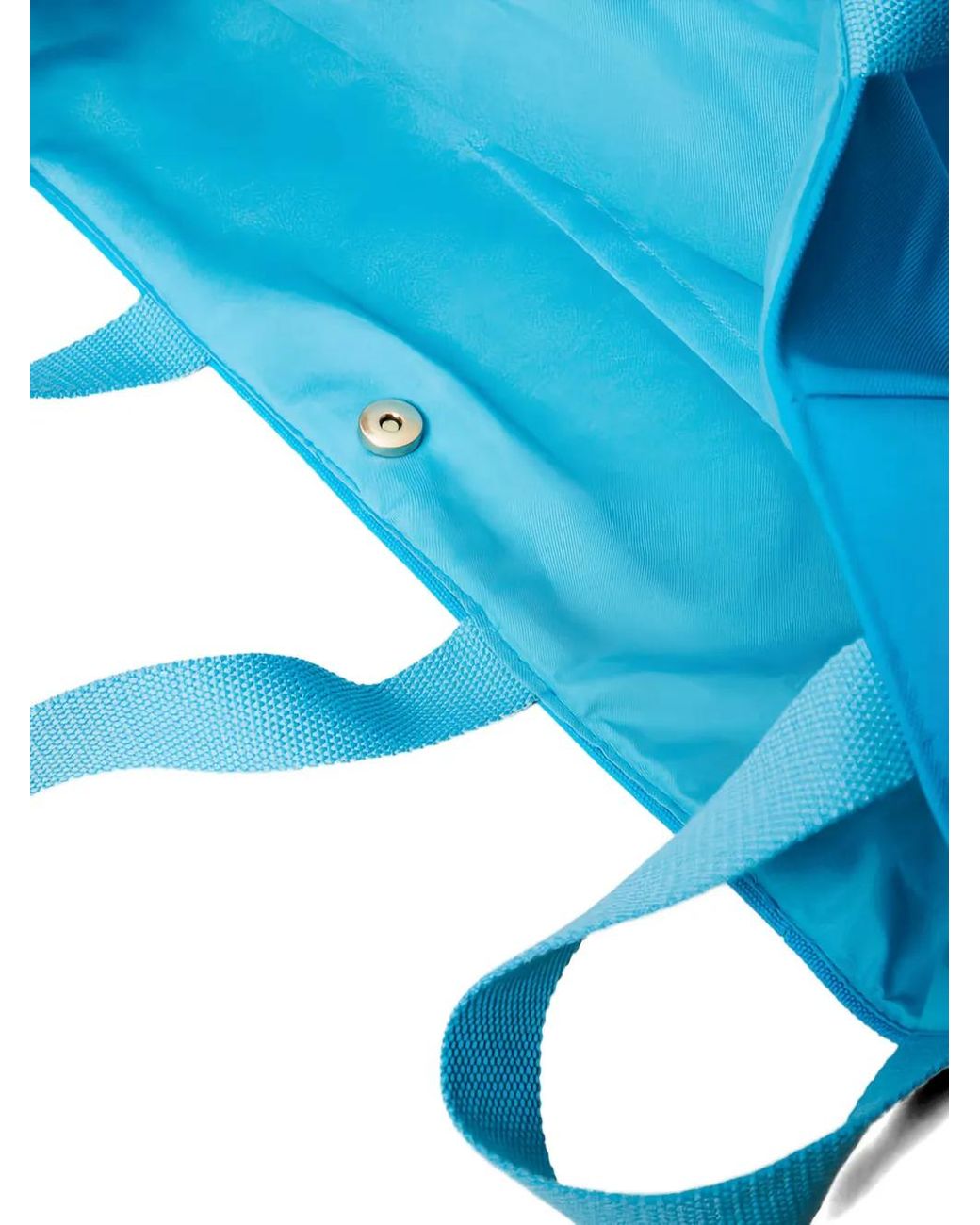 Twinset Blue Shopper Logo-Print Canvas Tote Bag