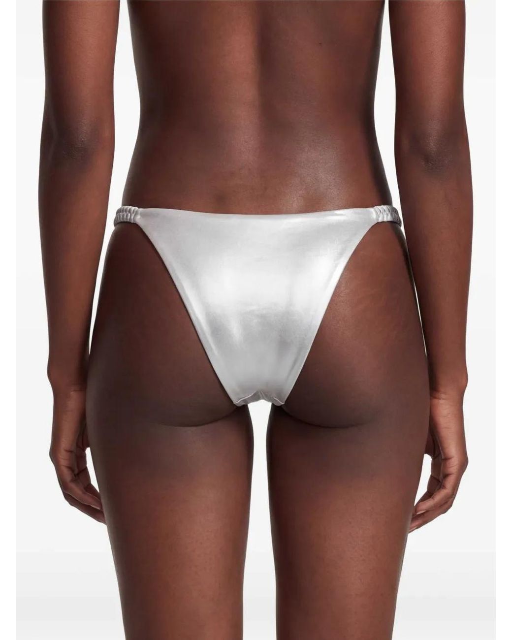 Isa Boulder White High Weave Bikini Bottom