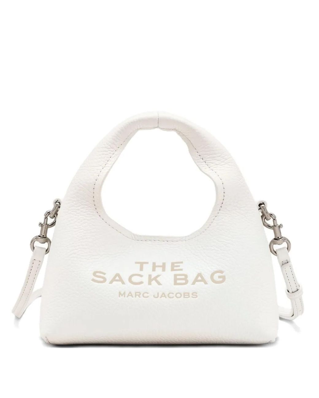 Marc Jacobs White The Micro Tote Bag Sack