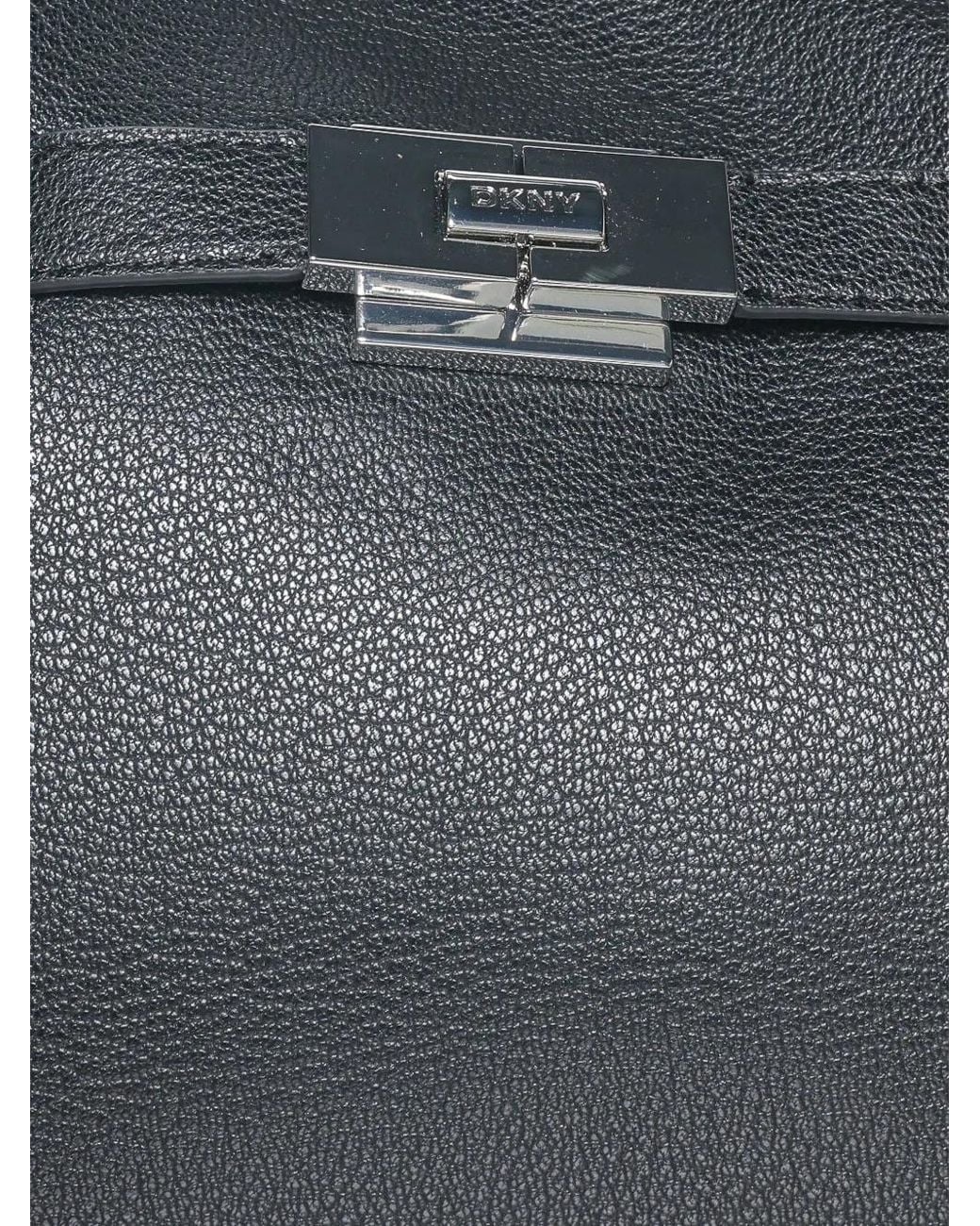 DKNY Blue Bryar Leather Shoulder Bag