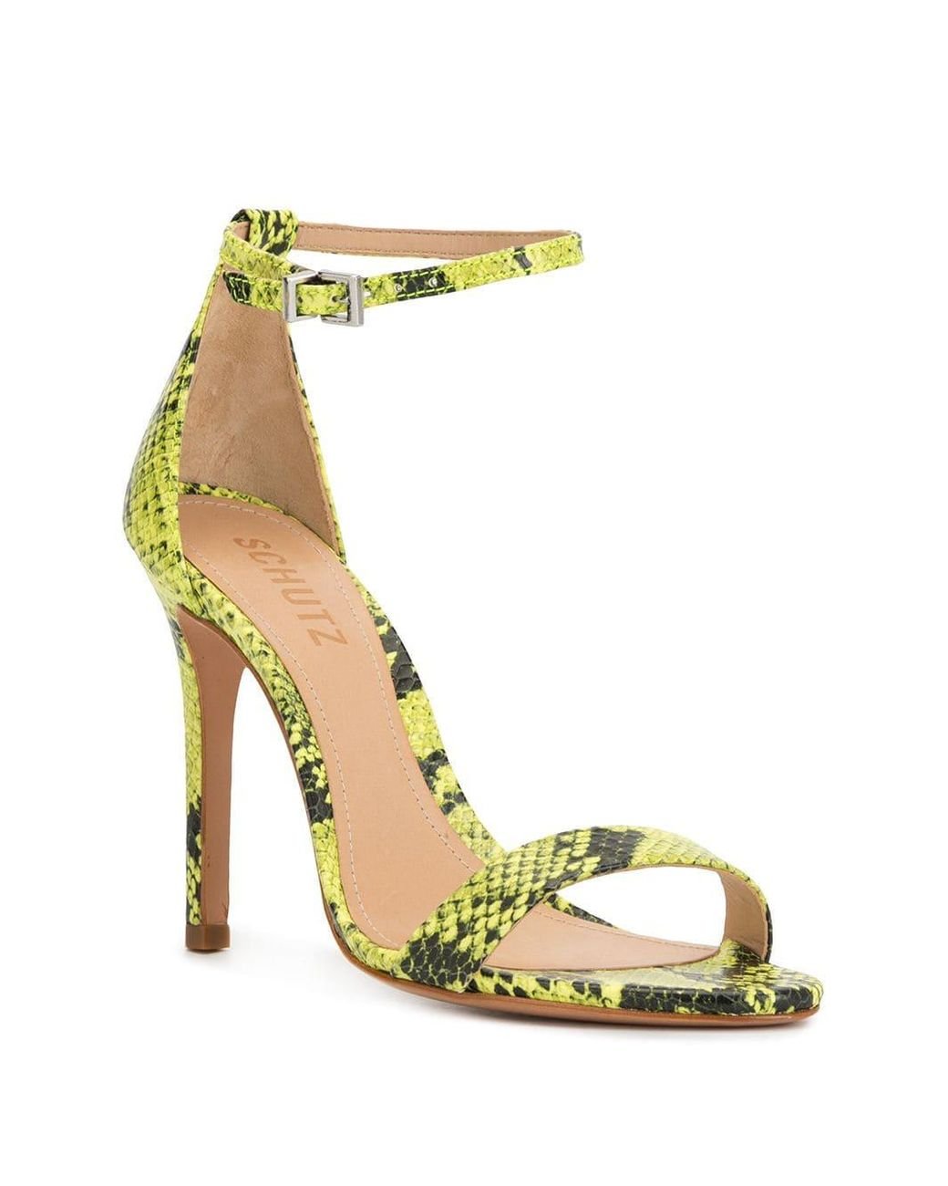 Neon snake 2025 print heels